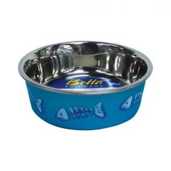 Bella Cat Bowl Blue