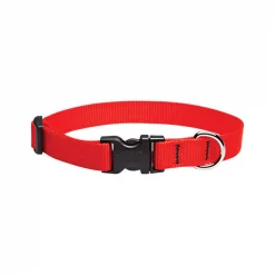 Lupine DOG COLLAR 13-22""ADJ RED