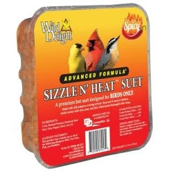 Wild Delight Sizzle N Heat Songbird Beef Suet Wild Bird Food 11.75 oz