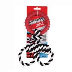 Dogzilla Rope N Ring Dog Toy