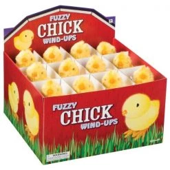 Toysmith Fuzzy Chick Wind Up Toy Plastic