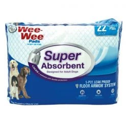 Four Paws Wee-Wee Super Absorbent Pads 22Ct Wht 24
