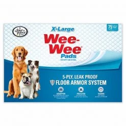 Four Paws Wee-Wee Pads 75Pcs Extra Large Wht 28"x3