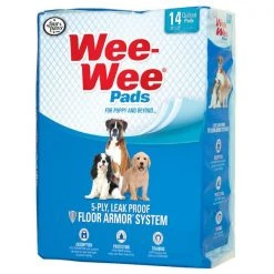Four Paws Wee-Wee Pads 14Pcs Wht 22"x23"x0.1