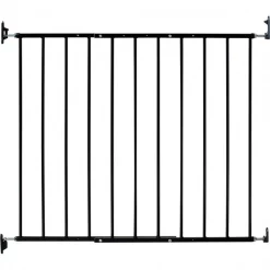 Kidco Safeway Wall Mounted Pet Gate Black 24.75" - 43.5" x 30.5"