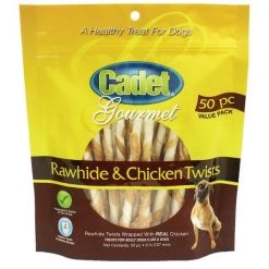 Cadet Prem Gourmet Rawhide/Chicken Twists Trea