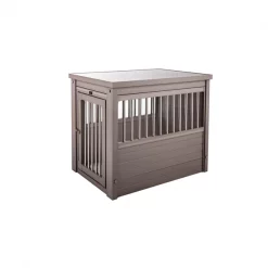 New Age Pet ECOFLEX Dog Crate, Gray Medium