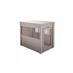 New Age Pet ECOFLEX Dog Crate, Gray Small