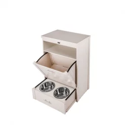 New Age Pet Dog Brea Food Pantry/Double Diner, Antiq