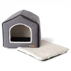 K&H Pet Products Indoor Pet House Gray 16"x 15"x 14