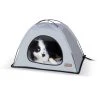 K&H Pet Products Pet Thermo Tent Medium Gray 26.5x 30.5
