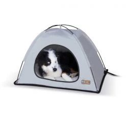 K&H Pet Products Pet Thermo Tent Medium Gray 26.5x 30.5