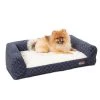 K&H Pet Products Air Sofa Pet Bed Geo Flower Small Navy 1