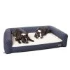 K&H Pet Products Air Sofa Pet Bed Geo Flower Medium Navy