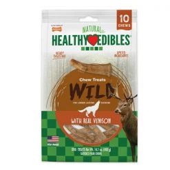 Nylabone Healthy Edibles Antler Real Venison 10Ct