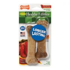 Nylabone Healthy Edibles Lng Lstng Beef Treats Pe