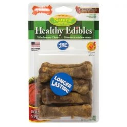 Nylabone Healthy Edibles Lng Lstng Beef Treats Pe