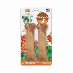 Nylabone Healthy Edibles Lng Lstng Bacon Treats W