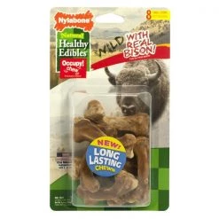 Nylabone Healthy Edibles Wild Chew Treats Bison S