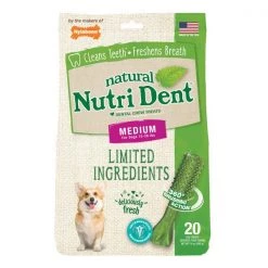 Nylabone Nutri Dent Dental Chews Fresh Breath Med