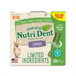 Nylabone Nutri Dent Dental Chews Fresh Breath Lar