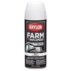 Krylon Farm/Implement; Gloss White; 12 oz. Aerosol