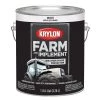 Krylon Farm/Implement; Gloss White; 128 oz. Gallon