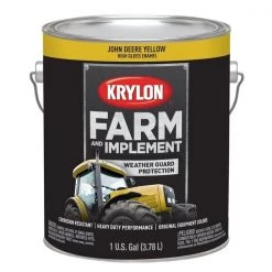Krylon Farm/Implement; John Deere Yellow; 128 oz. Gallon