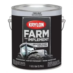 Krylon Farm/Implement; Ford Gray; 128 oz. Gallon