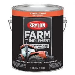 Krylon Farm/Implement; Old Kubota Orange; 128 oz. Gallon