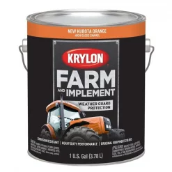 Krylon Farm/Implement; New Kubota Orange; 128 oz. Gallon