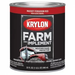 Krylon Farm/Implement; Massey Ferguson Red; 32 oz. Quart