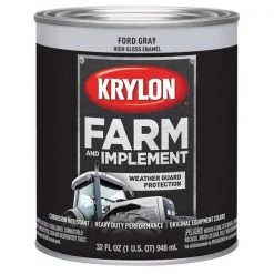 Krylon Farm/Implement; Ford Gray; 32 oz. Quart