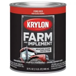 Krylon Farm/Implement; Ford Red; 32 oz. Quart