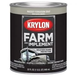 Krylon Farm/Implement; Massey Ferguson Gray; 32 oz. Quart