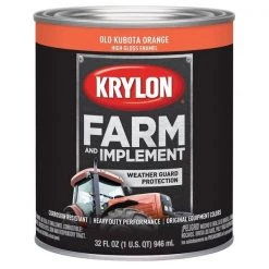 Krylon Farm/Implement; Old Kubota Orange; 32 oz. Quart