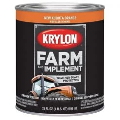 Krylon Farm/Implement; New Kubota Orange; 32 oz. Quart
