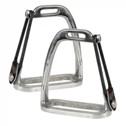 Jacks Imports Stainless Steel Peacock Safety Stirrups 4-1/2"