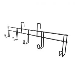 Jacks Imports Hook Rack for Tack Caddy or Cart BLACK