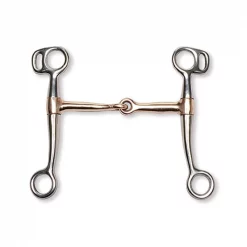 Jacks Imports Stainless Steel Copper Mouth Tom Thumb Bit 5-1/2"