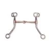 Jacks Imports Copper Mouth Training Snaffle Bit