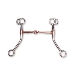 Jacks Imports Copper Mouth Training Snaffle Bit