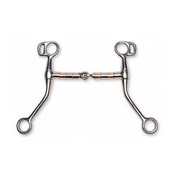 Jacks Imports Copper Rollermouth Snaffle Bit