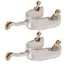 Jacks Imports Stainless Steel Equitation Offset Spurs