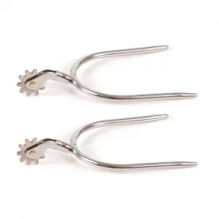 Jacks Imports Chrome Plated Quick Slip On Spurs LADIES