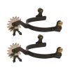 Jacks Imports Black Steel Jingle Bob Spurs
