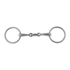 Jacks Imports Horizontal Elliptical Link Snaffle Bit 5-1/2"