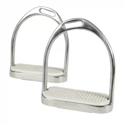 Jacks Imports Stainless Steel Fillis Double Offset Stirrups 4-1/2"