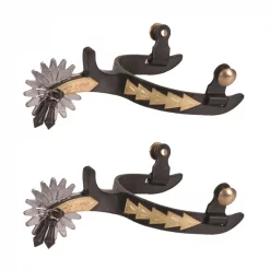 Jacks Imports Black Steel Jingle Bob Show Spurs