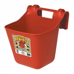 Miller Mfg Hook Over Fence Feeder 12 qt. RED